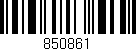 Código de barras (EAN, GTIN, SKU, ISBN): '850861'