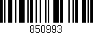 Código de barras (EAN, GTIN, SKU, ISBN): '850993'