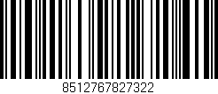 Código de barras (EAN, GTIN, SKU, ISBN): '8512767827322'