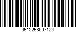 Código de barras (EAN, GTIN, SKU, ISBN): '8513256897123'
