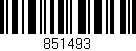 Código de barras (EAN, GTIN, SKU, ISBN): '851493'