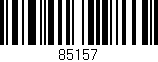 Código de barras (EAN, GTIN, SKU, ISBN): '85157'