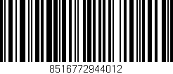 Código de barras (EAN, GTIN, SKU, ISBN): '8516772944012'