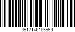 Código de barras (EAN, GTIN, SKU, ISBN): '8517148185558'
