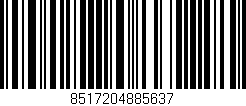 Código de barras (EAN, GTIN, SKU, ISBN): '8517204885637'