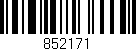 Código de barras (EAN, GTIN, SKU, ISBN): '852171'