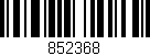 Código de barras (EAN, GTIN, SKU, ISBN): '852368'