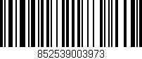 Código de barras (EAN, GTIN, SKU, ISBN): '852539003973'