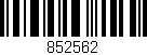 Código de barras (EAN, GTIN, SKU, ISBN): '852562'