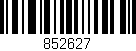 Código de barras (EAN, GTIN, SKU, ISBN): '852627'
