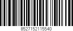 Código de barras (EAN, GTIN, SKU, ISBN): '8527152115540'