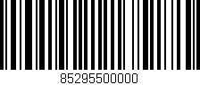 Código de barras (EAN, GTIN, SKU, ISBN): '85295500000'