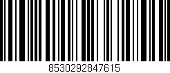 Código de barras (EAN, GTIN, SKU, ISBN): '8530292847615'