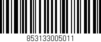 Código de barras (EAN, GTIN, SKU, ISBN): '853133005011'