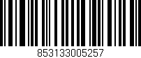 Código de barras (EAN, GTIN, SKU, ISBN): '853133005257'
