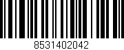 Código de barras (EAN, GTIN, SKU, ISBN): '8531402042'