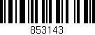 Código de barras (EAN, GTIN, SKU, ISBN): '853143'