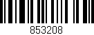 Código de barras (EAN, GTIN, SKU, ISBN): '853208'