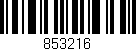 Código de barras (EAN, GTIN, SKU, ISBN): '853216'