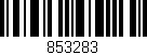 Código de barras (EAN, GTIN, SKU, ISBN): '853283'
