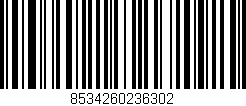 Código de barras (EAN, GTIN, SKU, ISBN): '8534260236302'