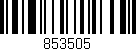 Código de barras (EAN, GTIN, SKU, ISBN): '853505'