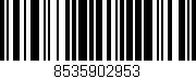 Código de barras (EAN, GTIN, SKU, ISBN): '8535902953'