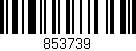 Código de barras (EAN, GTIN, SKU, ISBN): '853739'