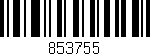 Código de barras (EAN, GTIN, SKU, ISBN): '853755'