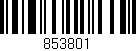 Código de barras (EAN, GTIN, SKU, ISBN): '853801'