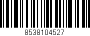 Código de barras (EAN, GTIN, SKU, ISBN): '8538104527'
