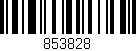 Código de barras (EAN, GTIN, SKU, ISBN): '853828'