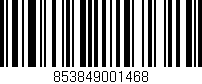 Código de barras (EAN, GTIN, SKU, ISBN): '853849001468'