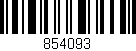 Código de barras (EAN, GTIN, SKU, ISBN): '854093'