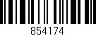 Código de barras (EAN, GTIN, SKU, ISBN): '854174'