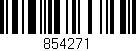 Código de barras (EAN, GTIN, SKU, ISBN): '854271'