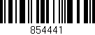 Código de barras (EAN, GTIN, SKU, ISBN): '854441'