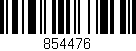 Código de barras (EAN, GTIN, SKU, ISBN): '854476'