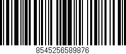 Código de barras (EAN, GTIN, SKU, ISBN): '8545256589876'