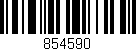 Código de barras (EAN, GTIN, SKU, ISBN): '854590'