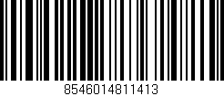 Código de barras (EAN, GTIN, SKU, ISBN): '8546014811413'