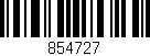 Código de barras (EAN, GTIN, SKU, ISBN): '854727'