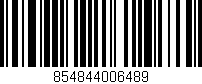 Código de barras (EAN, GTIN, SKU, ISBN): '854844006489'