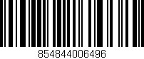 Código de barras (EAN, GTIN, SKU, ISBN): '854844006496'