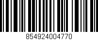 Código de barras (EAN, GTIN, SKU, ISBN): '854924004770'