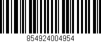 Código de barras (EAN, GTIN, SKU, ISBN): '854924004954'