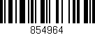 Código de barras (EAN, GTIN, SKU, ISBN): '854964'