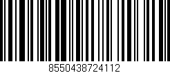 Código de barras (EAN, GTIN, SKU, ISBN): '8550438724112'