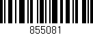 Código de barras (EAN, GTIN, SKU, ISBN): '855081'