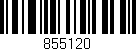 Código de barras (EAN, GTIN, SKU, ISBN): '855120'